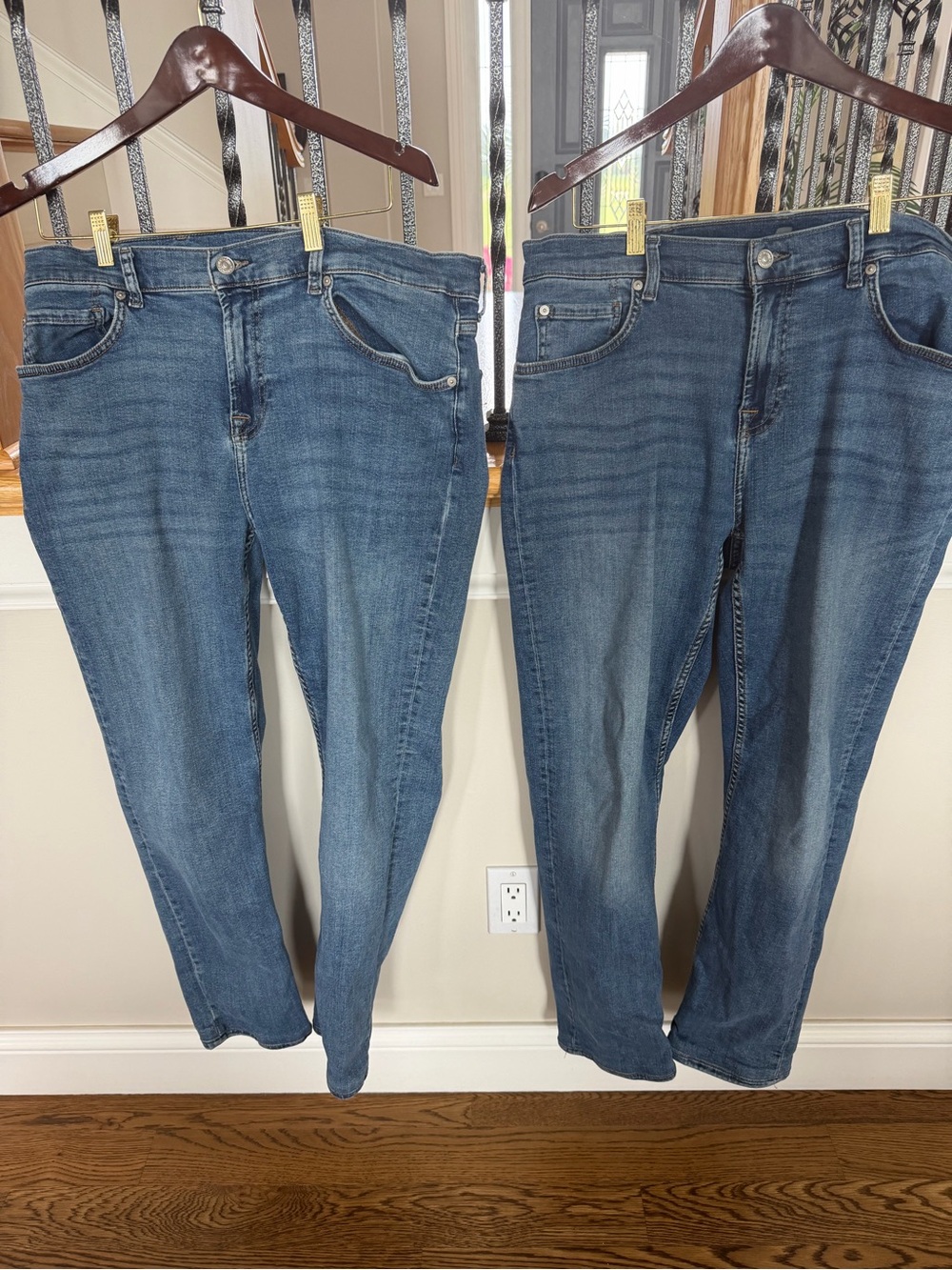 7 For All Mankind Slimmy Men’s Jeans, size 36, Two Pairs
